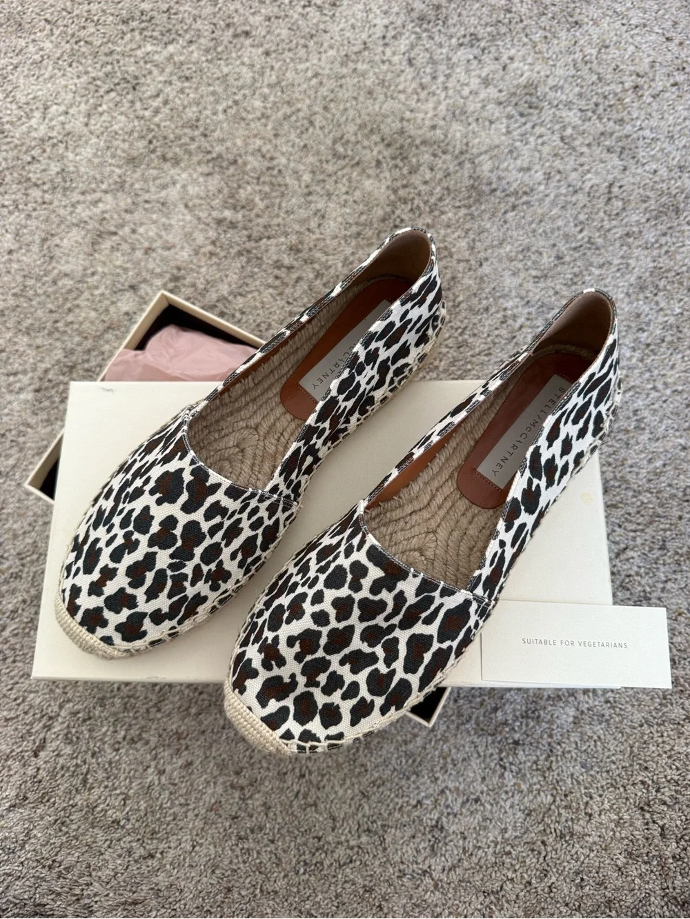 Vintage Stella McCartney Print Espadrille Flats - Women's Casual Slip-Ons